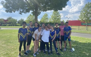 Equipe athlé à Saint Cyr