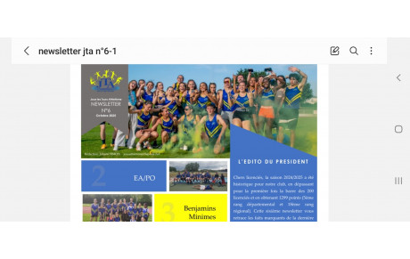 6ème newsletter